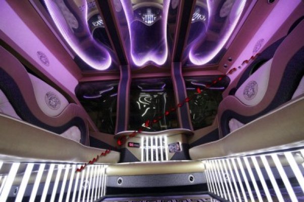 Kitsch-tuning pentru prinţese şi mirese: limuzina-caleaşcă de vis... sau de coşmar